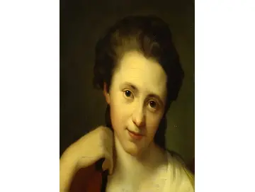 Angelica Kauffman | Porträt von Angelika Kauffmann - 1770 | Gerahmter Kunstdruck | Klassizismus | formida