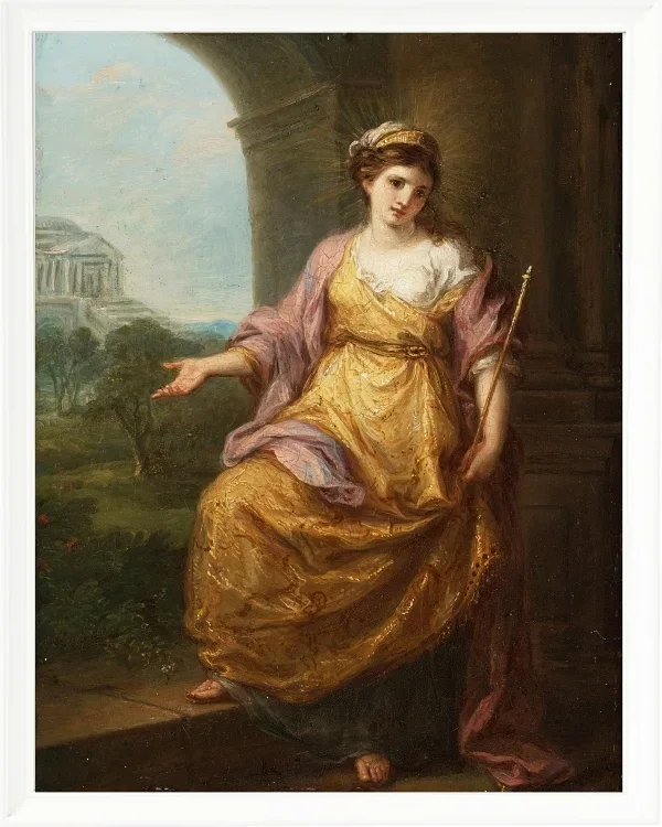 Angelica Kauffman – Edward Smith Stanley med sin første kone 1776 | Giclée Kunstdruck gerahmt