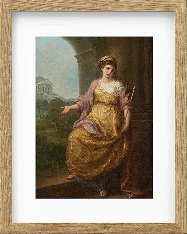 Angelica Kauffman – Edward Smith Stanley med sin første kone 1776 | Giclée Kunstdruck gerahmt