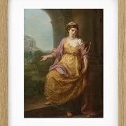 Angelica Kauffman – Edward Smith Stanley med sin første kone 1776 | Giclée Kunstdruck gerahmt