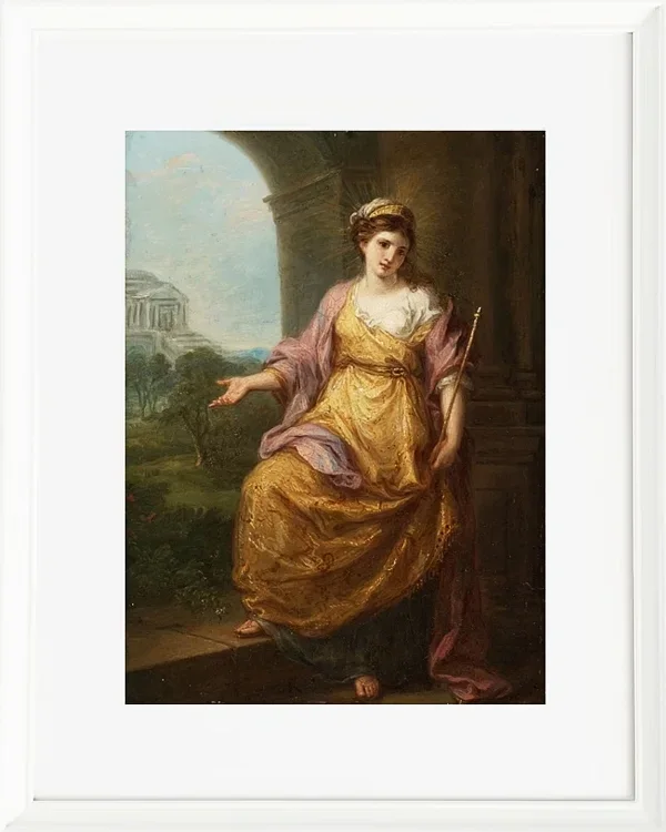 Angelica Kauffman – Edward Smith Stanley med sin første kone 1776 | Giclée Kunstdruck gerahmt