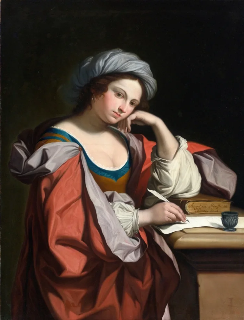 Angelica Kauffman – Eine Sybil 1775 | Giclée Kunstdruck gerahmt