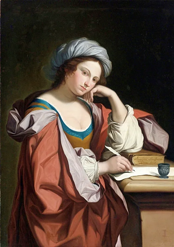 Angelica Kauffman | Eine Sybil - 1775 | Gerahmter Kunstdruck | Klassizismus | formida