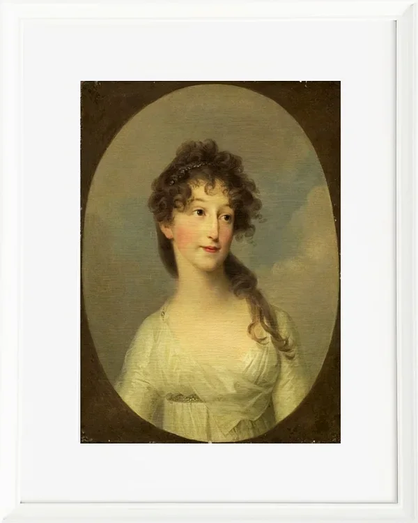 Angelica Kauffman – Franciska Krasinska 1790 | Giclée Kunstdruck gerahmt