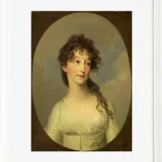 Angelica Kauffman – Franciska Krasinska 1790 | Giclée Kunstdruck gerahmt