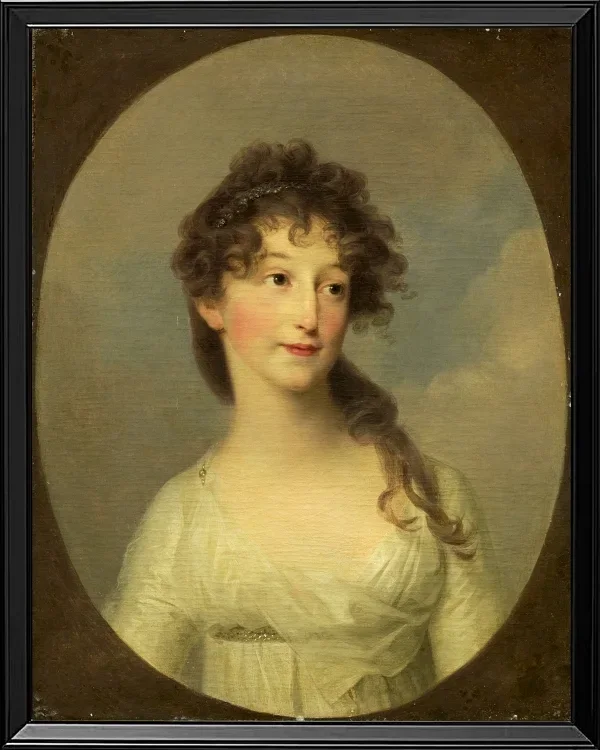 Angelica Kauffman – Franciska Krasinska 1790 | Giclée Kunstdruck gerahmt