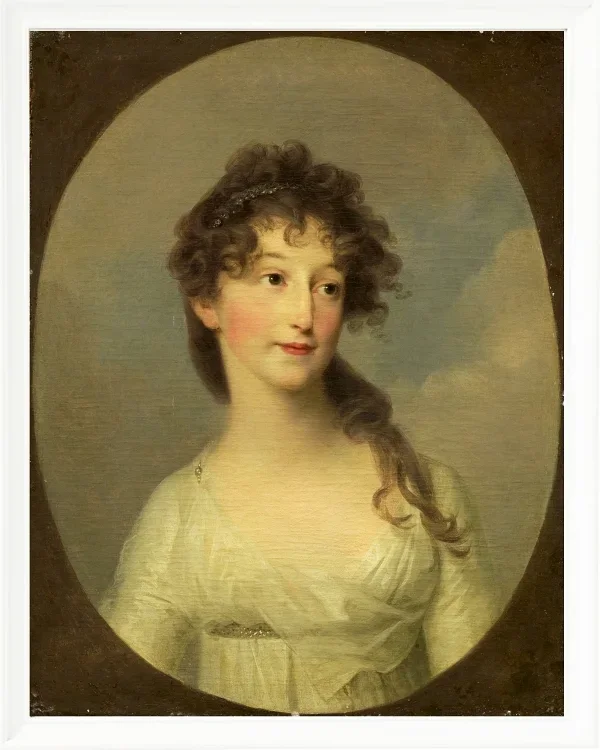 Angelica Kauffman – Franciska Krasinska 1790 | Giclée Kunstdruck gerahmt