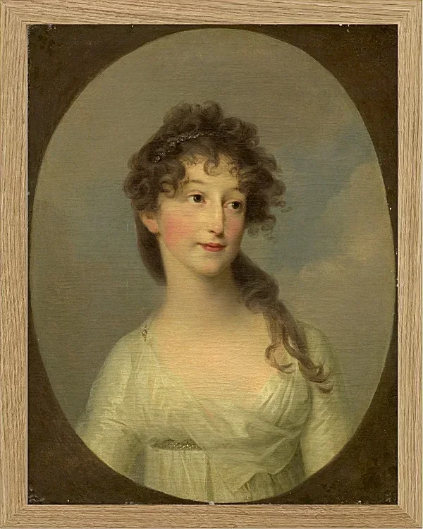 Angelica Kauffman – Franciska Krasinska 1790 | Giclée Kunstdruck gerahmt