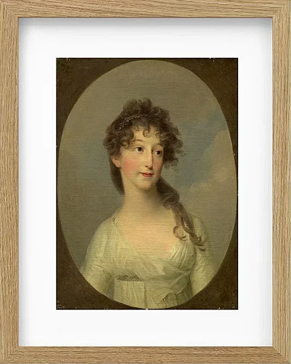 Angelica Kauffman – Franciska Krasinska 1790 | Giclée Kunstdruck gerahmt