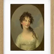 Angelica Kauffman – Franciska Krasinska 1790 | Giclée Kunstdruck gerahmt