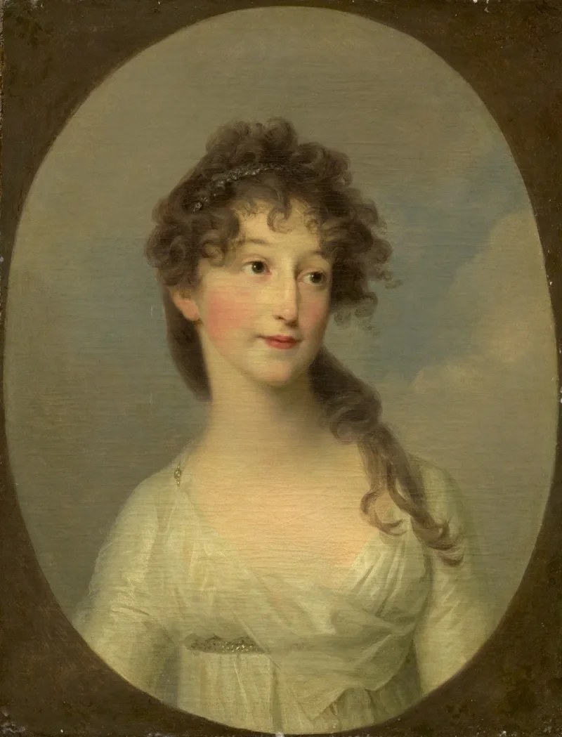 Angelica Kauffman – Franciska Krasinska 1790 | Giclée Kunstdruck gerahmt