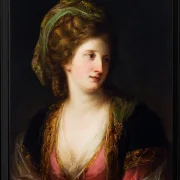 Angelica Kauffman – Frau in türkischer Kleidung 1767 | Giclée Kunstdruck gerahmt