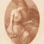 Angelica Kauffman | Hebe - 1782 | Gerahmter Kunstdruck | Klassizismus | formida
