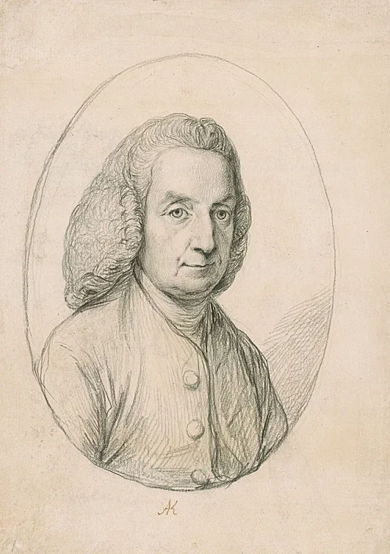 Angelica Kauffman | Judge George Robert Hellen - 1771 | Indrammet kunsttryk | Klassicisme | formida