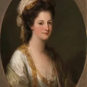 Angelica Kauffman | Lady Hervey - 1770 | Indrammet kunsttryk | Klassicisme | formida
