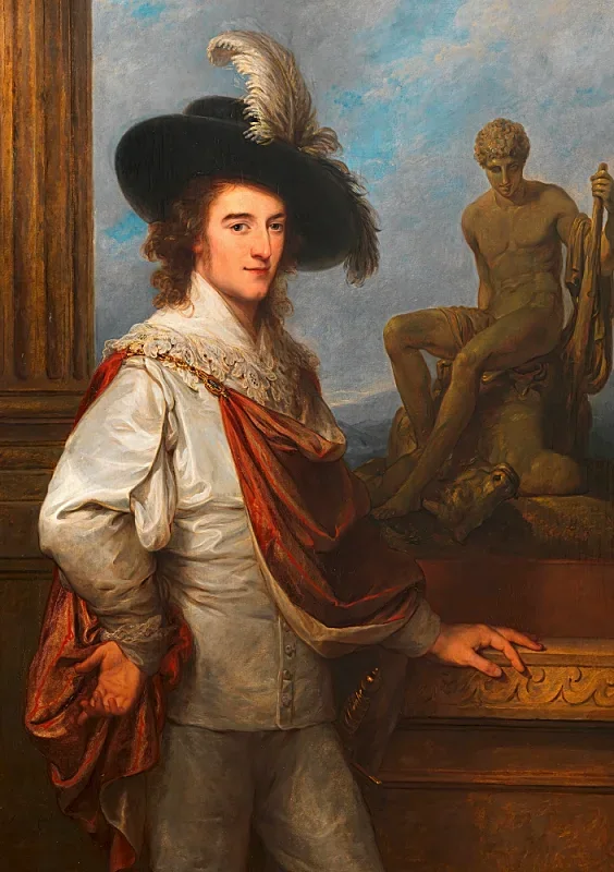 Angelica Kauffman | Josef Johann Graf Fries - 1787 | Gerahmter Kunstdruck | Klassizismus | formida