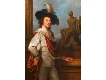 Angelica Kauffman | Josef Johann Graf Fries - 1787 | Gerahmter Kunstdruck | Klassizismus | formida