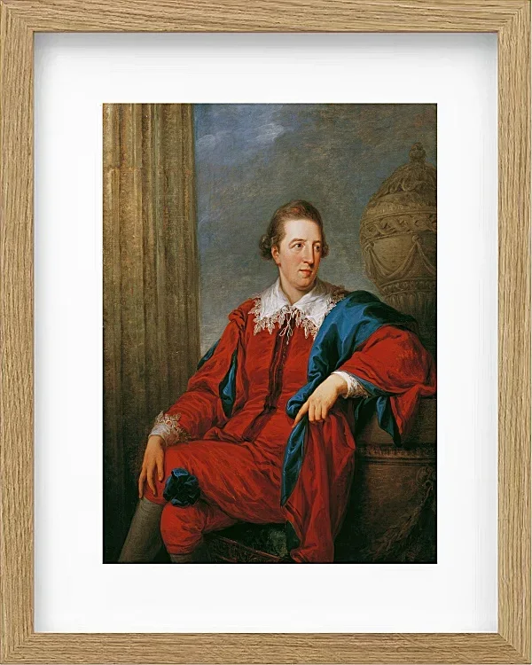 Angelica Kauffman – John Simpson  1773 | Giclée Kunstdruck gerahmt