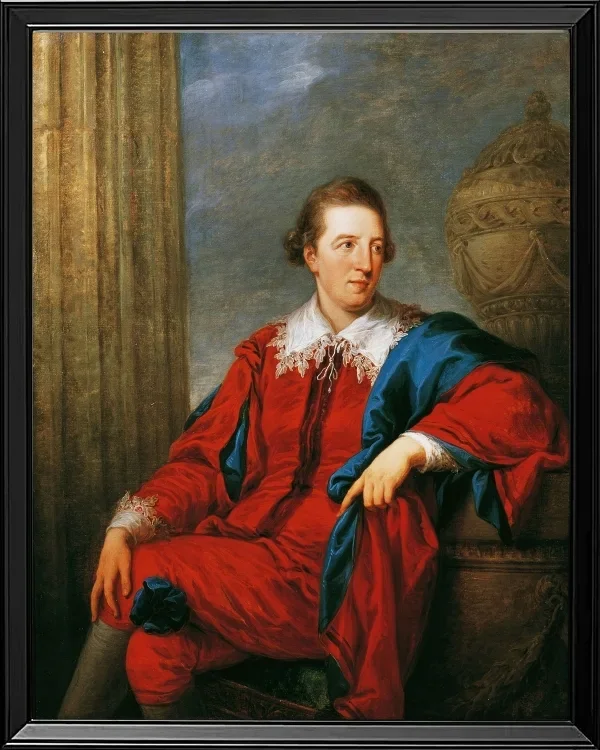 Angelica Kauffman – John Simpson  1773 | Giclée Kunstdruck gerahmt