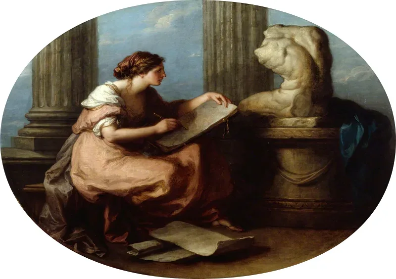 Angelica Kauffman | Design - 1779 | Indrammet kunsttryk | Klassicisme | formida