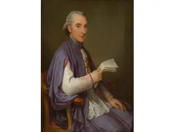 Angelica Kauffman | Monsignore Giuseppe Spina – 1798 | Gerahmter Kunstdruck | Klassizismus | formida