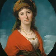 Angelica Kauffman – Marie Therese Gräfin Meerfeld 1790 | Giclée Kunstdruck gerahmt