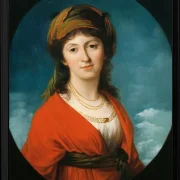 Angelica Kauffman – Marie Therese Gräfin Meerfeld 1790 | Giclée Kunstdruck gerahmt