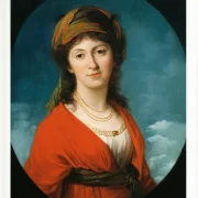 Angelica Kauffman – Marie Therese Gräfin Meerfeld 1790 | Giclée Kunstdruck gerahmt