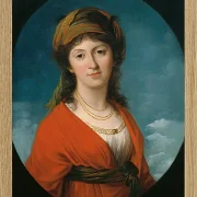 Angelica Kauffman – Marie Therese Gräfin Meerfeld 1790 | Giclée Kunstdruck gerahmt