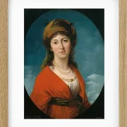 Angelica Kauffman – Marie Therese Gräfin Meerfeld 1790 | Giclée Kunstdruck gerahmt