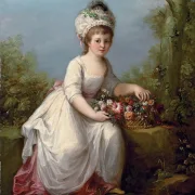 Angelica Kauffman – Porträt eines jungen Mädchens 1780 | Giclée Kunstdruck gerahmt