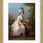 Angelica Kauffman – Porträt eines jungen Mädchens 1780 | Giclée Kunstdruck gerahmt