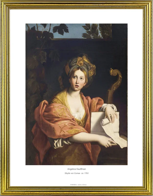 Angelica Kauffman | Sibylle af Cumae - 1763 | Gallery Edition | Indrammet kunsttryk | Klassicisme