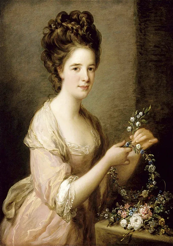 Angelica Kauffman | Portræt af Eleanor, Grevinde af Lauderdale - 1789 | Indrammet kunsttryk | Klassicisme | formida