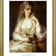 Angelica Kauffman | Portræt af en dame som vestalsk jomfru - 1785 | Gallery Edition | Indrammet kunsttryk | Klassicisme