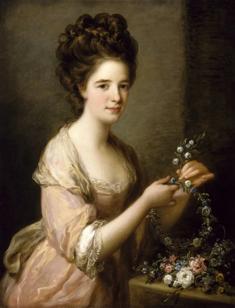 Angelica Kauffman – Porträt von Eleanor, Gräfin von Lauderdale 1789 | Giclée Kunstdruck gerahmt