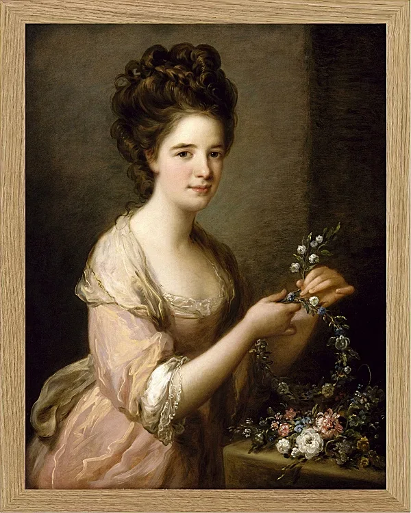 Angelica Kauffman – Porträt von Eleanor, Gräfin von Lauderdale 1789 | Giclée Kunstdruck gerahmt