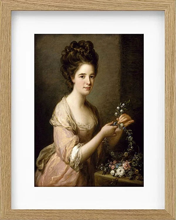 Angelica Kauffman – Porträt von Eleanor, Gräfin von Lauderdale 1789 | Giclée Kunstdruck gerahmt