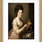 Angelica Kauffman – Porträt von Eleanor, Gräfin von Lauderdale 1789 | Giclée Kunstdruck gerahmt