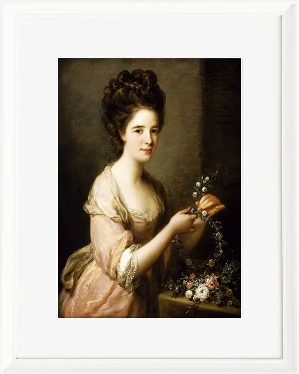 Angelica Kauffman – Porträt von Eleanor, Gräfin von Lauderdale 1789 | Giclée Kunstdruck gerahmt