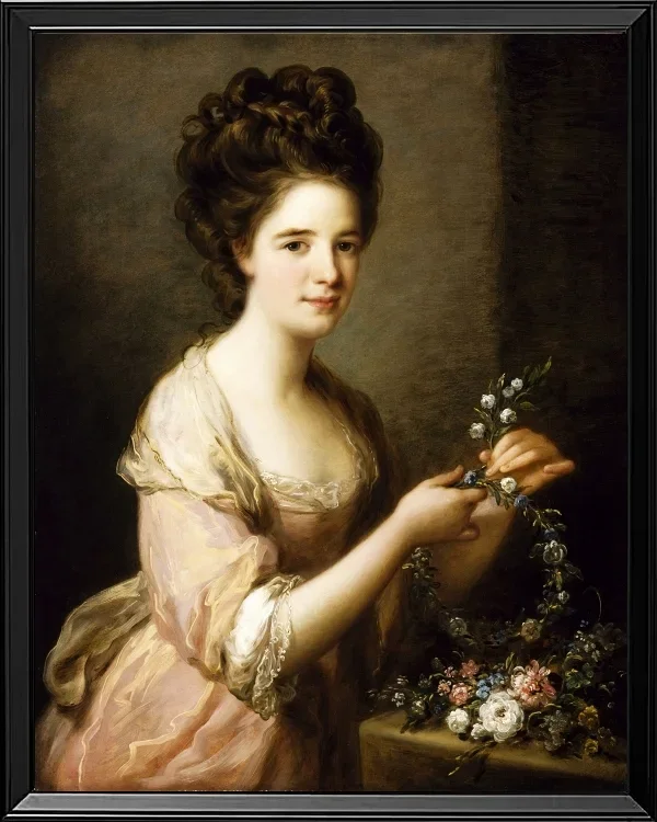 Angelica Kauffman – Porträt von Eleanor, Gräfin von Lauderdale 1789 | Giclée Kunstdruck gerahmt