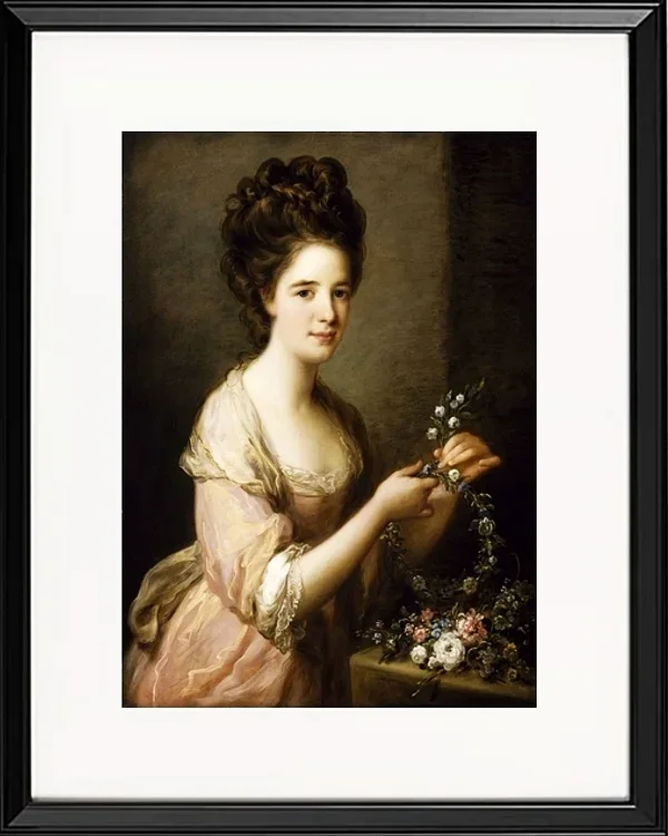 Angelica Kauffman – Porträt von Eleanor, Gräfin von Lauderdale 1789 | Giclée Kunstdruck gerahmt