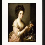 Angelica Kauffman – Porträt von Eleanor, Gräfin von Lauderdale 1789 | Giclée Kunstdruck gerahmt