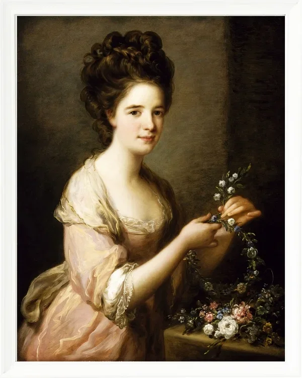 Angelica Kauffman – Porträt von Eleanor, Gräfin von Lauderdale 1789 | Giclée Kunstdruck gerahmt