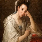Angelica Kauffman | Porträt von Frau Helen, Dorothea Daniel - 1806 | Gerahmter Kunstdruck | Klassizismus | formida