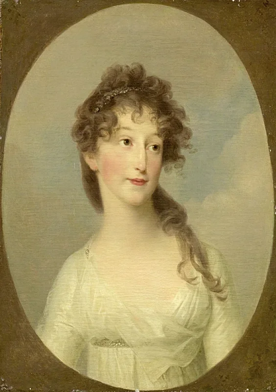 Angelica Kauffman | Franciska Krasinska - 1790 | Gerahmter Kunstdruck | Klassizismus | formida