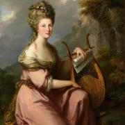 Angelica Kauffman – Porträt von Sarah Harrop 1780 | Giclée Kunstdruck gerahmt