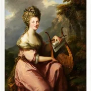 Angelica Kauffman – Porträt von Sarah Harrop 1780 | Giclée Kunstdruck gerahmt