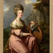 Angelica Kauffman – Porträt von Sarah Harrop 1780 | Giclée Kunstdruck gerahmt