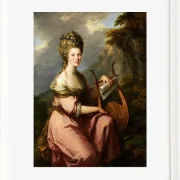 Angelica Kauffman – Porträt von Sarah Harrop 1780 | Giclée Kunstdruck gerahmt